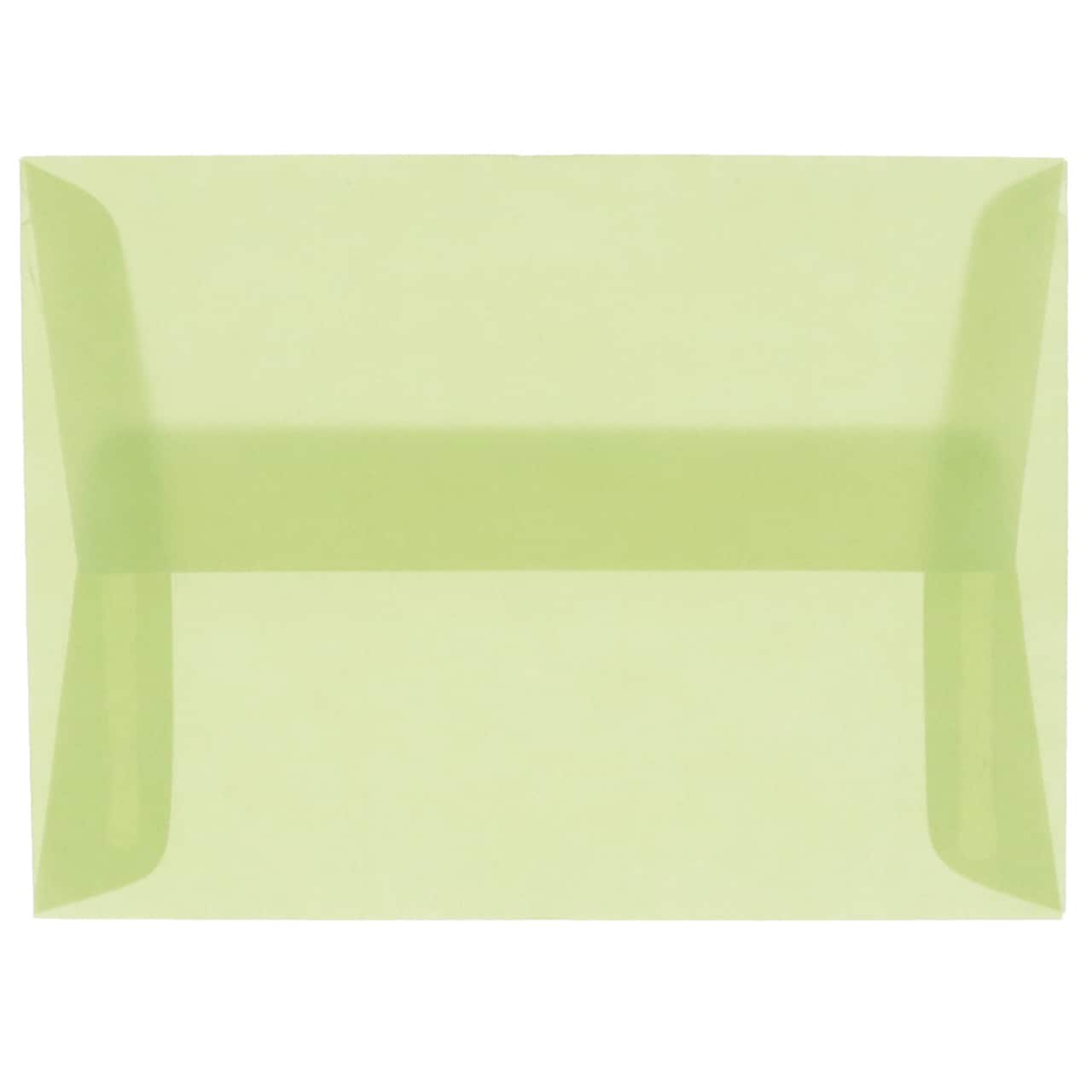 JAM Paper A10 Translucent Vellum Invitation Envelopes, 50ct.